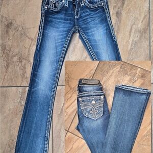Rock Revival Blue Boot Cut Jeans